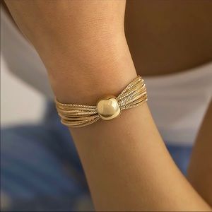 💙Trendy Layered Gold Plated Bracelet